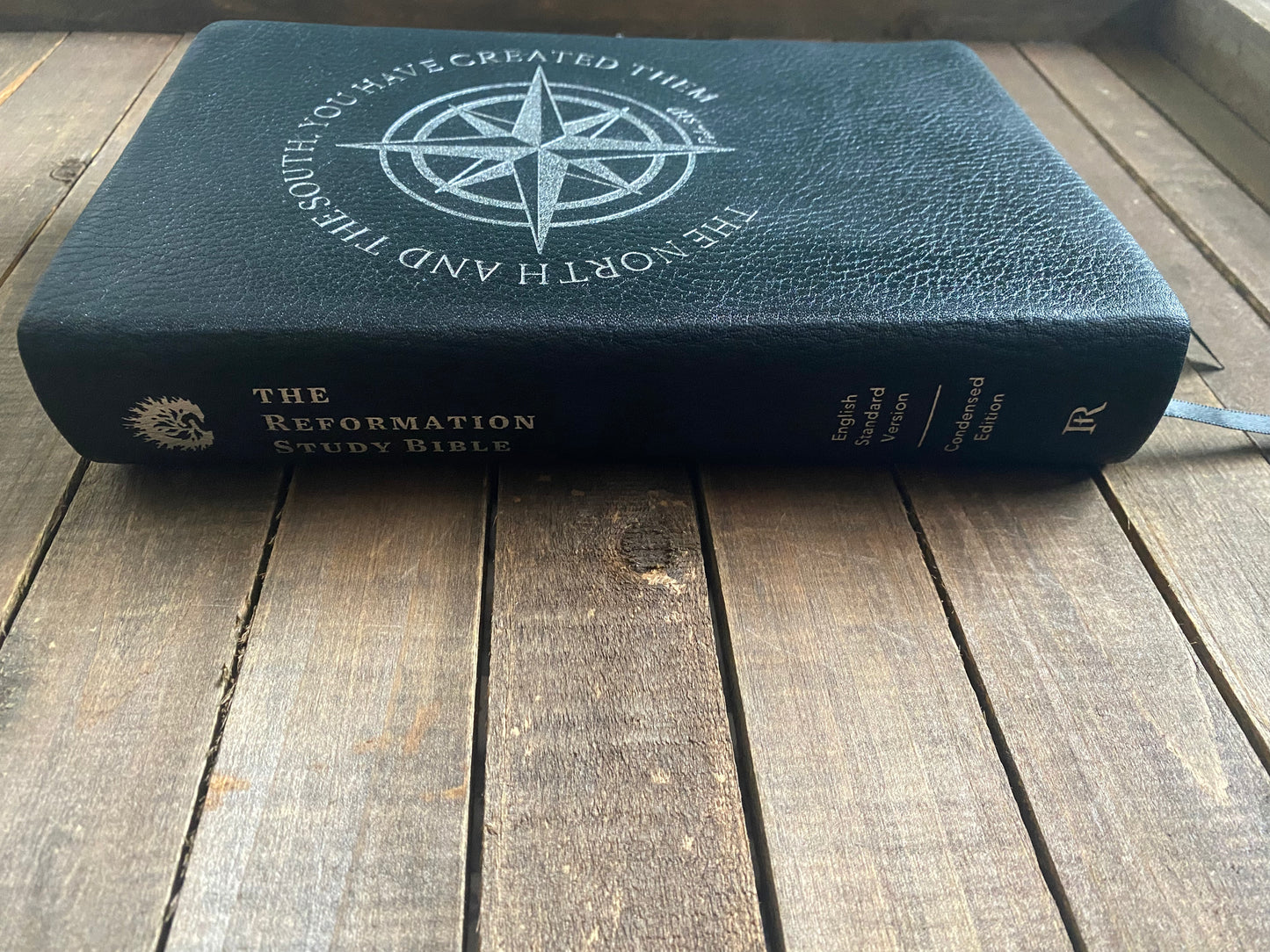Compass Rose Psalm 89:12- ESV Reformation Study Bible, Premium Leather